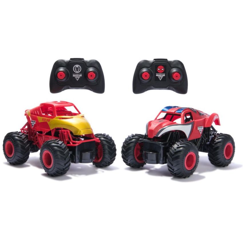 2 Monster Jam Radio Control Marvel 1:24 Spin Master