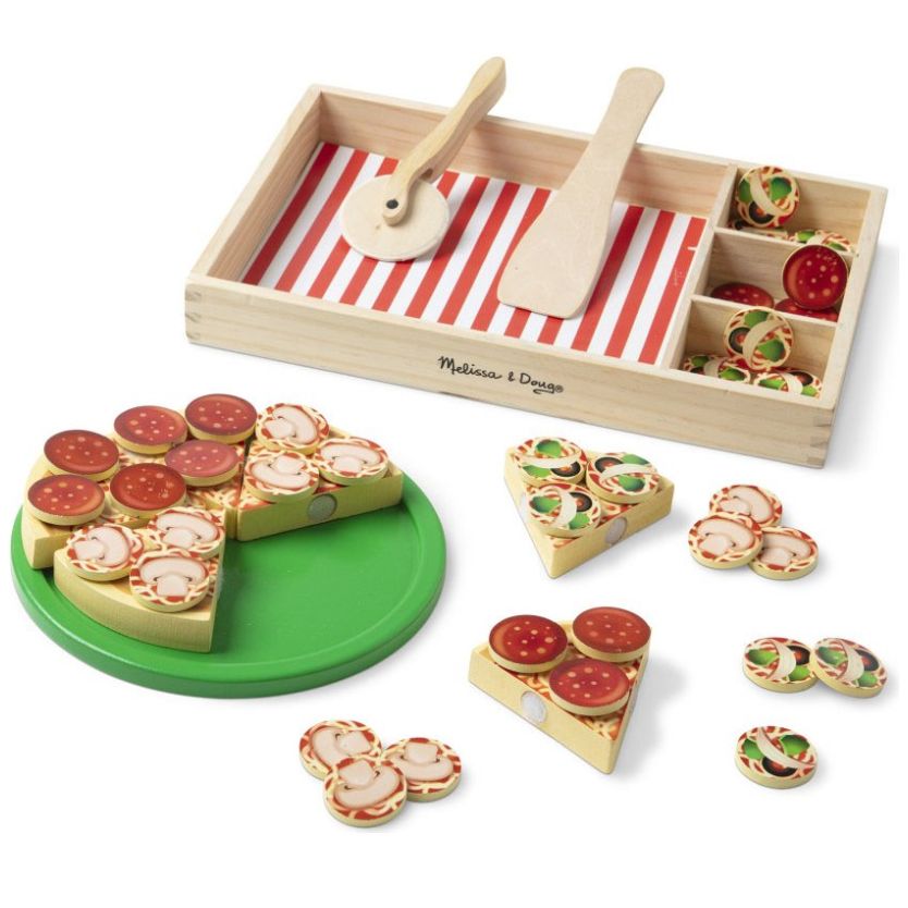 Melissa & Doug Set Fiesta de Pizza de Juguete Spin Master