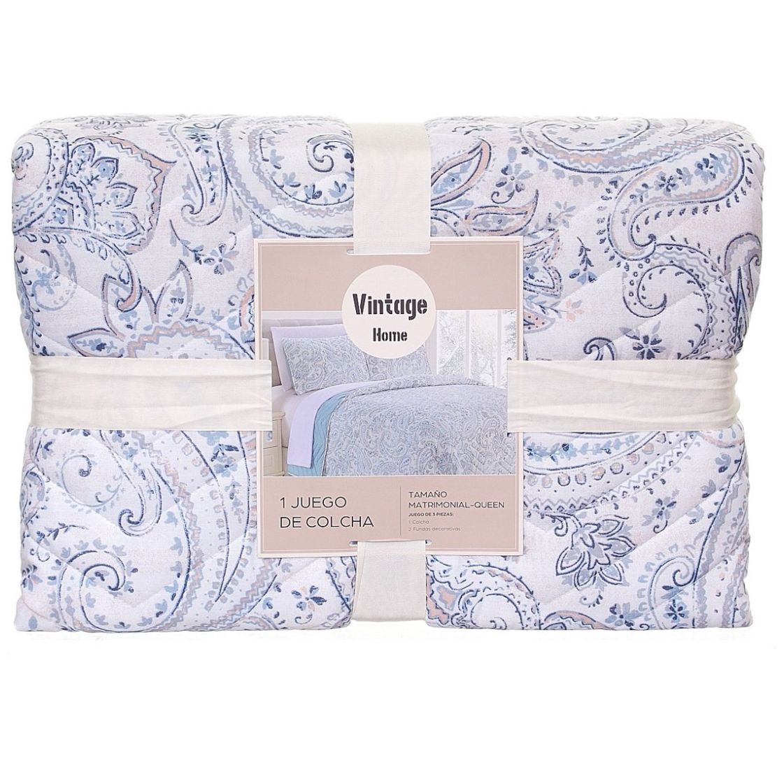 Sobrecama Mat/queen Freya Vintage Home