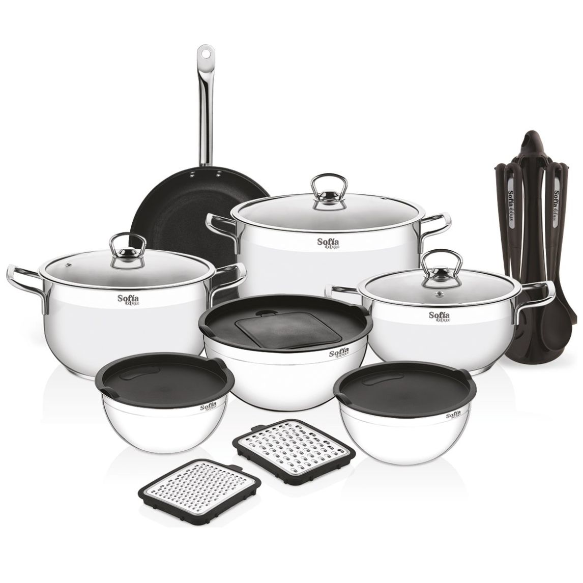 Batería de Cocina 22 Piezas Sofía Deluxe