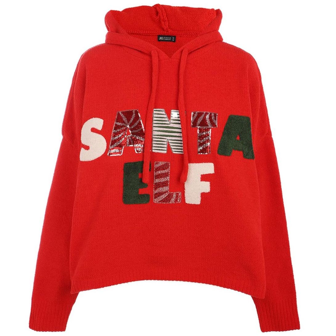 Sueter Navideno Santa Elf para Mujer Juniors Jeanious