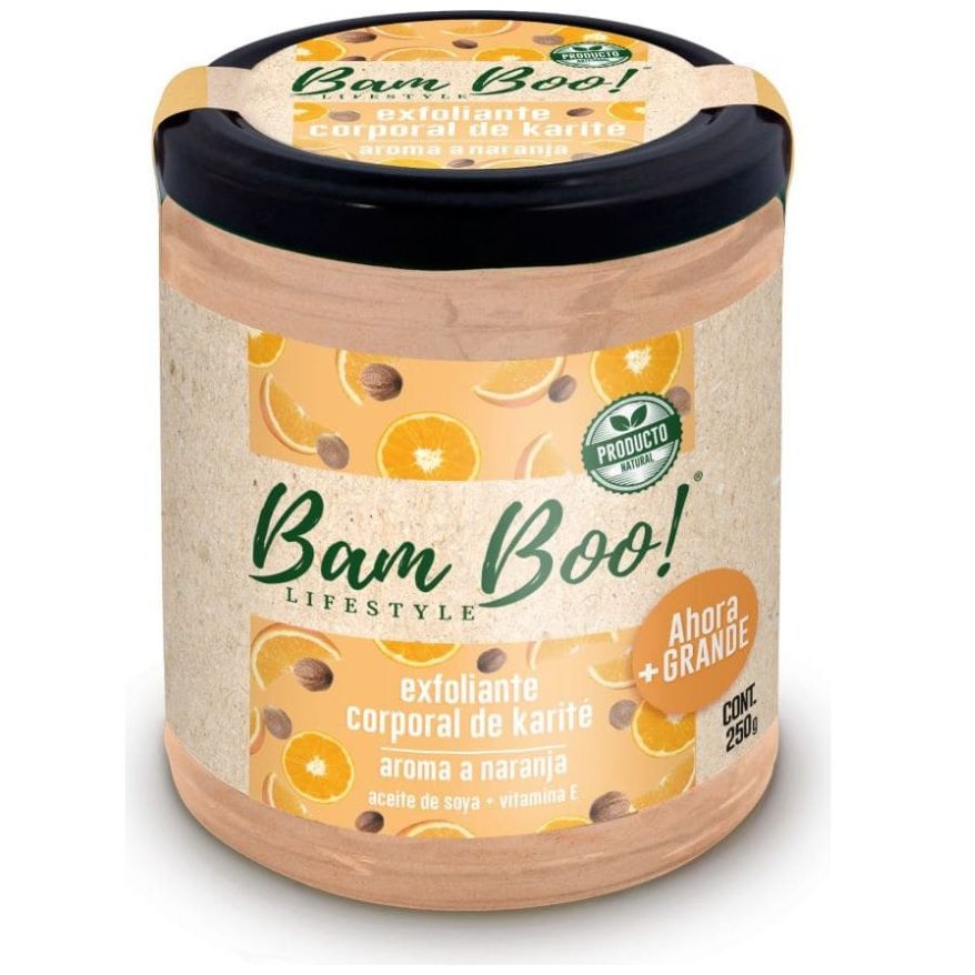 Exfoliante Corporal de Karité Aroma a Naranja 250 Gr Bam Boo! Lifestyle