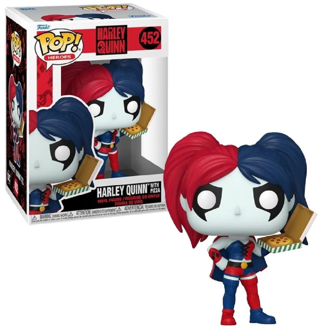 Pop Héroes Dc Cómics Harley Quinn con Pizza Funko