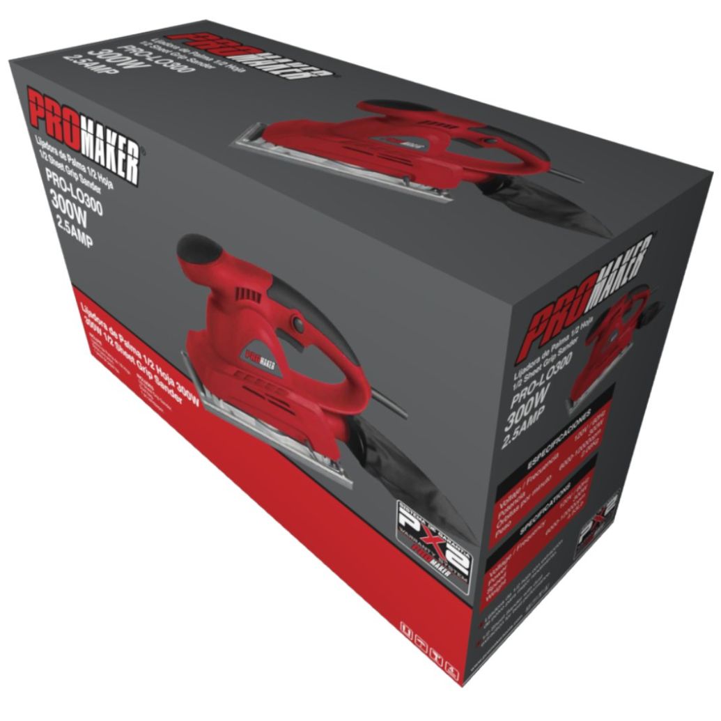 Lijadora de Palma 1/2 300W 6 Velocidades 13000 Rpm Promaker