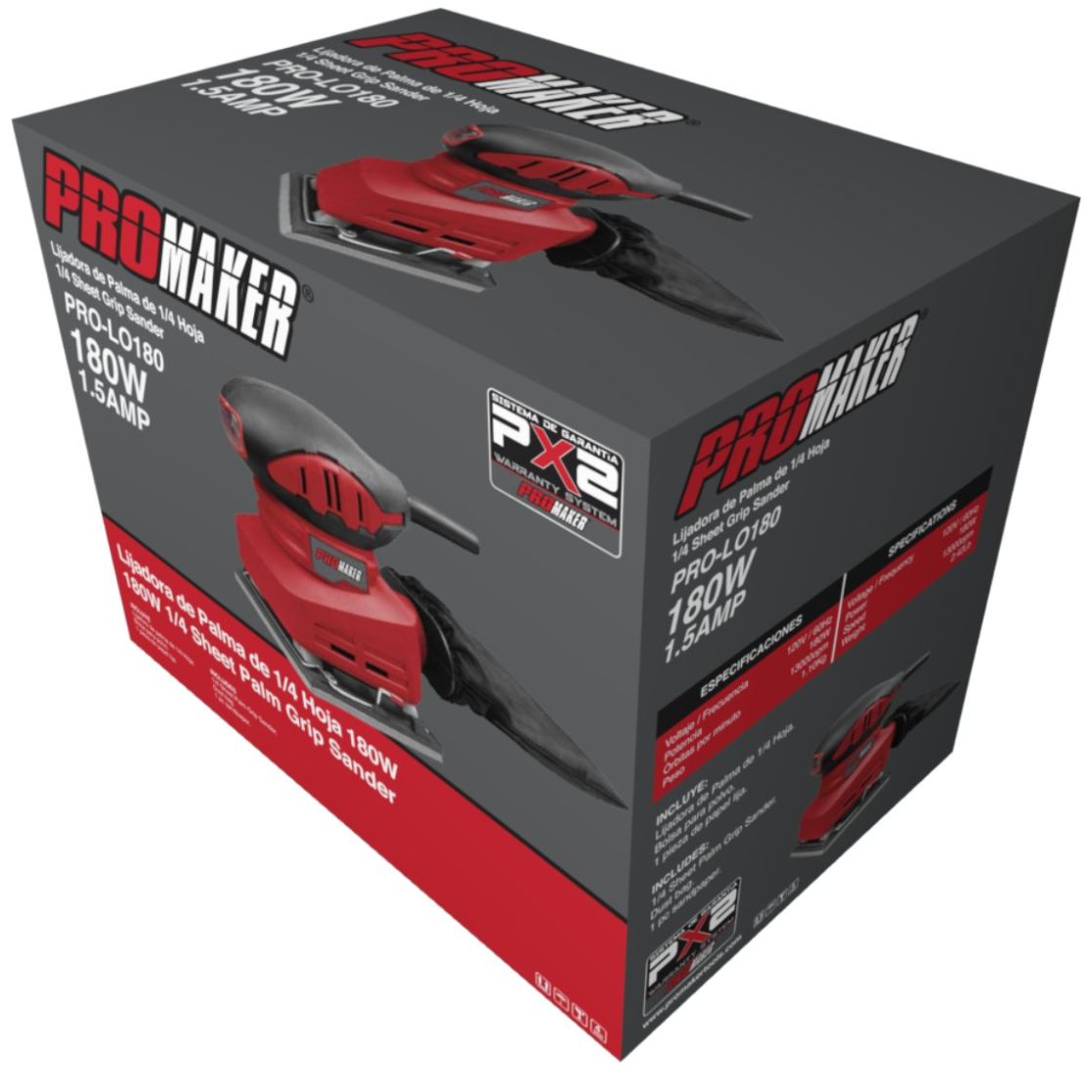 Lijadora de Palma 1/4 180W 13000 Opm Promaker