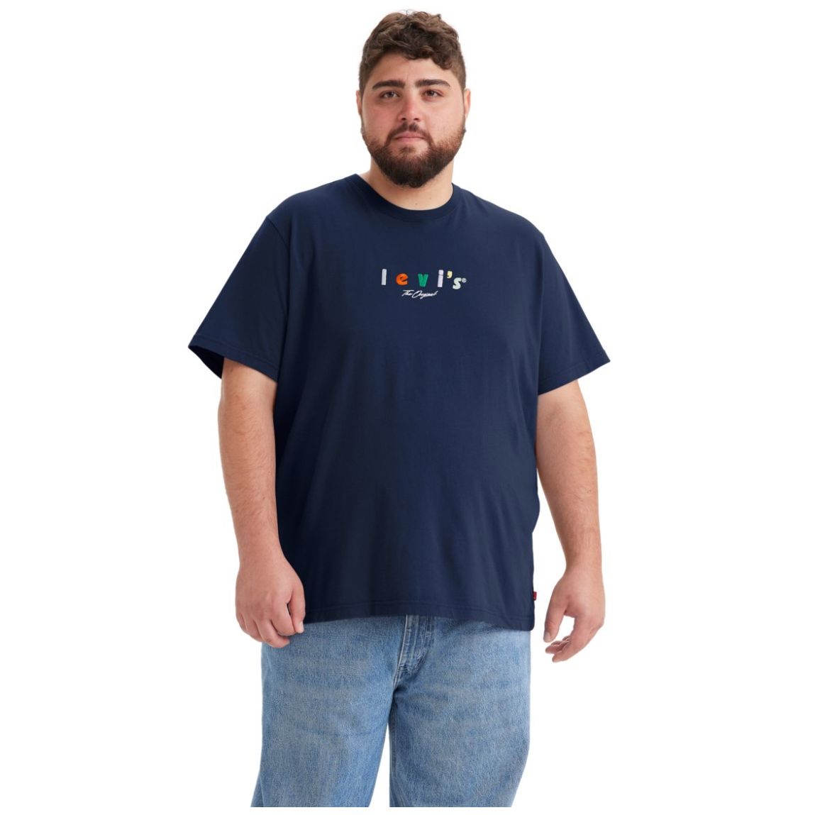 Playera Manga Corta con Estampado Gráfico para Hombre Plus Levi's