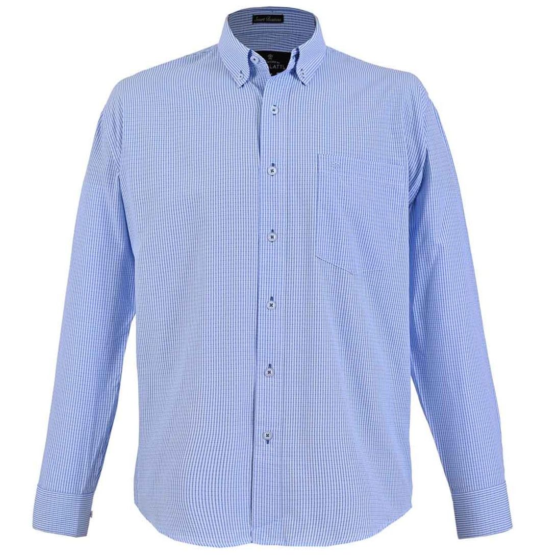 Camisa de Vestir Diseño a Cuadros para Hombre Network By Cavalatti