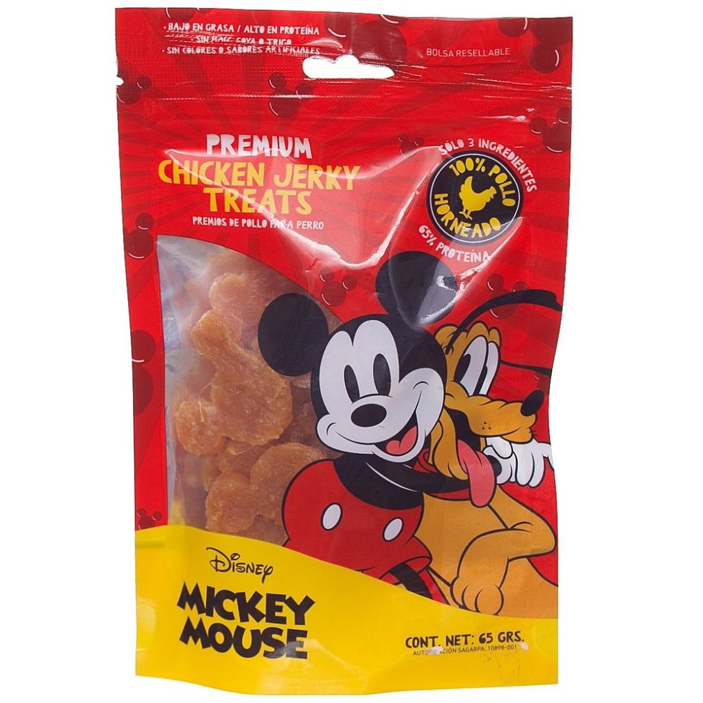 Jerky de Pollo para Perro  Disney Mickey Ruz