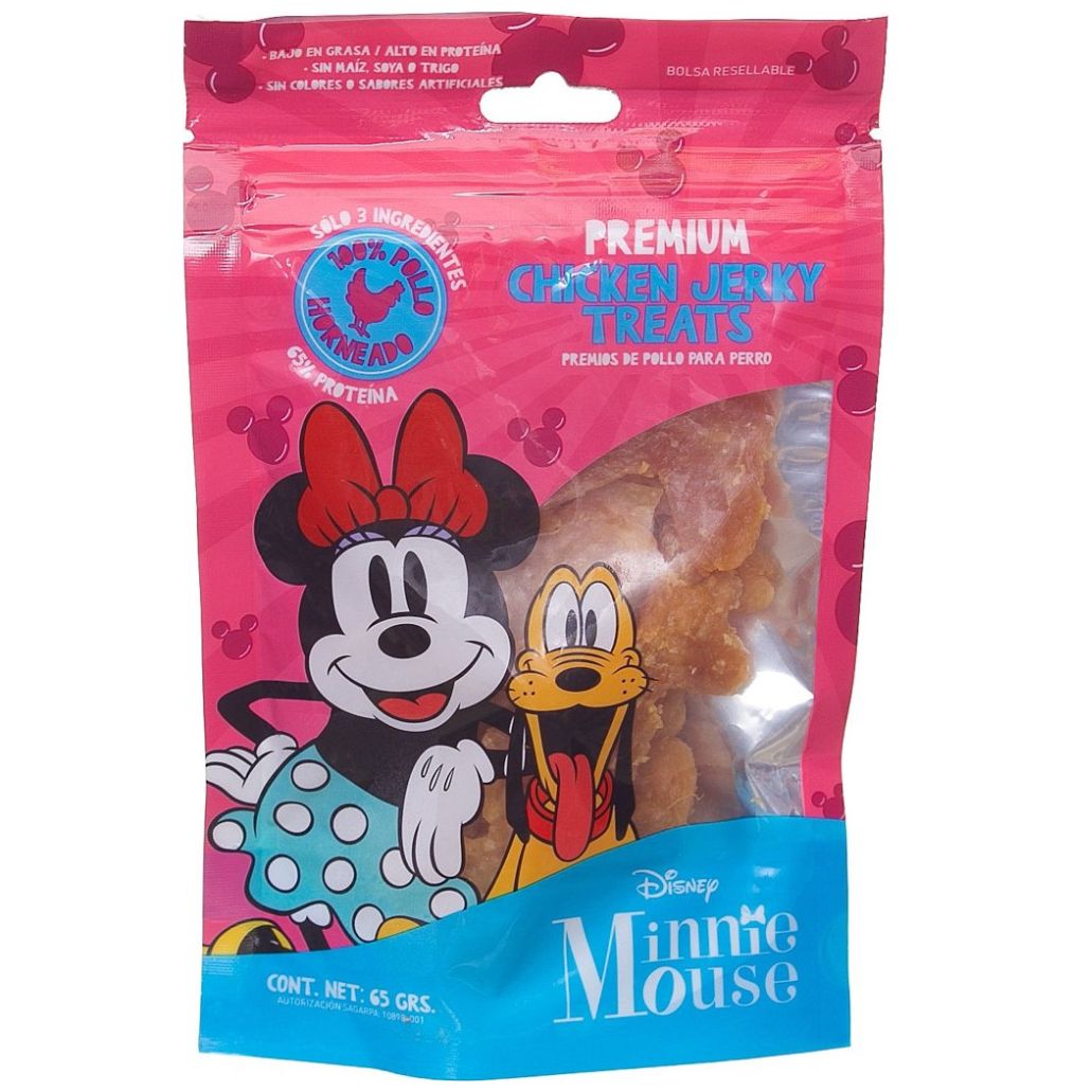 Jerky de Pollo para Perro  Disney Minnie Ruz