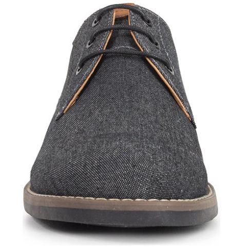 Zapato Choclo Diseño Liso Negro para Hombre Brantano