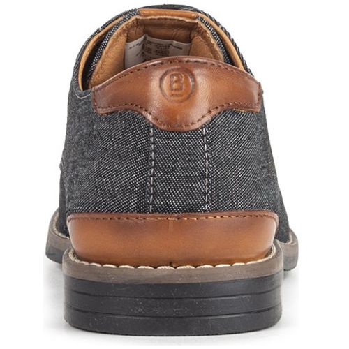 Zapato Choclo Diseño Liso Negro para Hombre Brantano