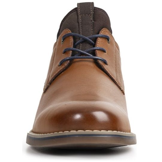 Zapato Choclo Diseño Liso Café para Hombre Brantano