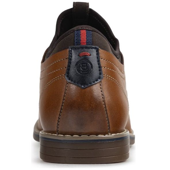 Zapato Choclo Diseño Liso Café para Hombre Brantano