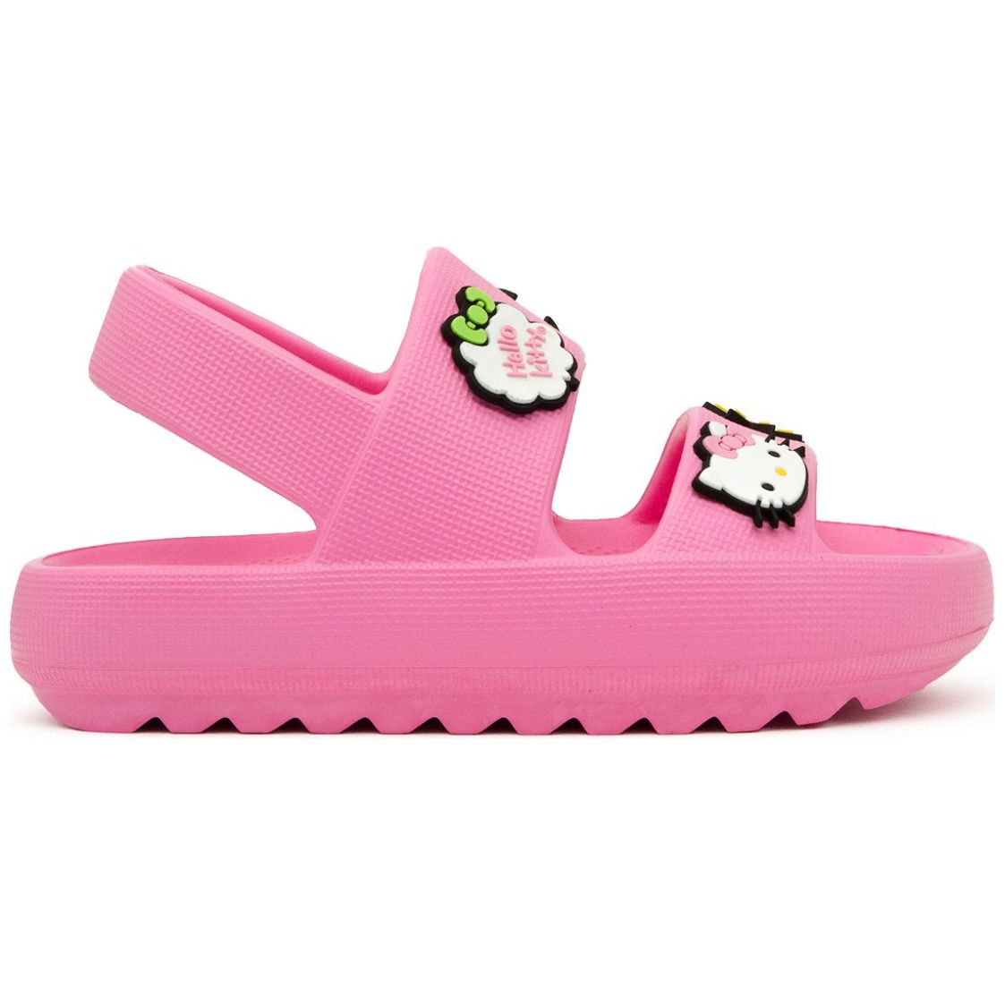 Sandalia Slide de Tiras 18-22 Rosa para Niña Hello Kitty