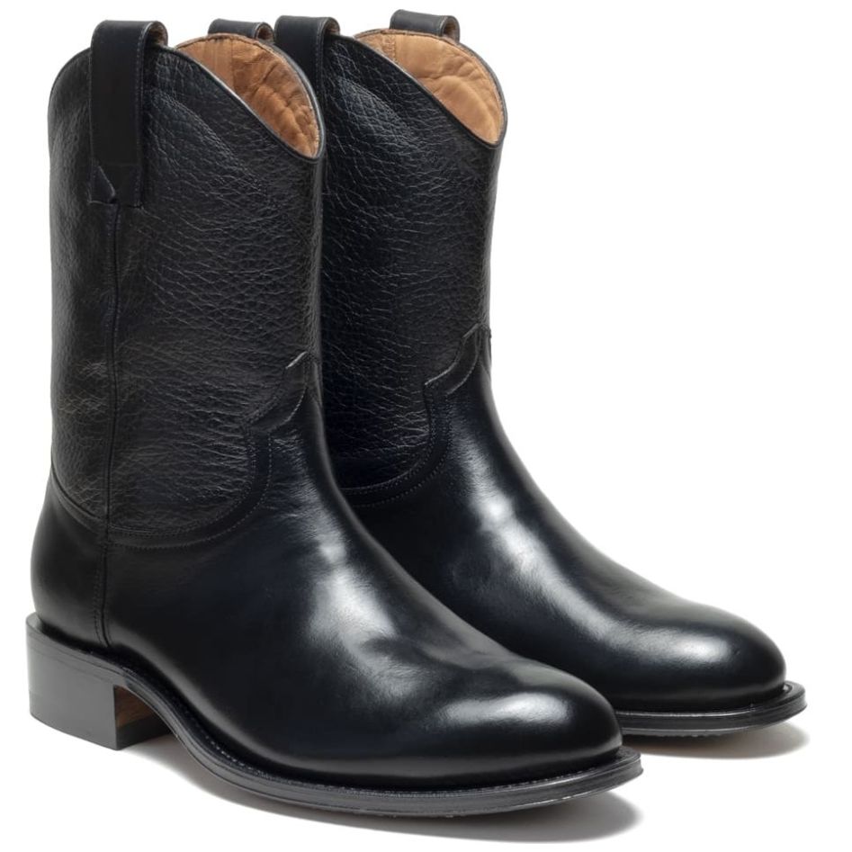 Bota en Piel Diseño Liso para Hombre Duque Di Galliano