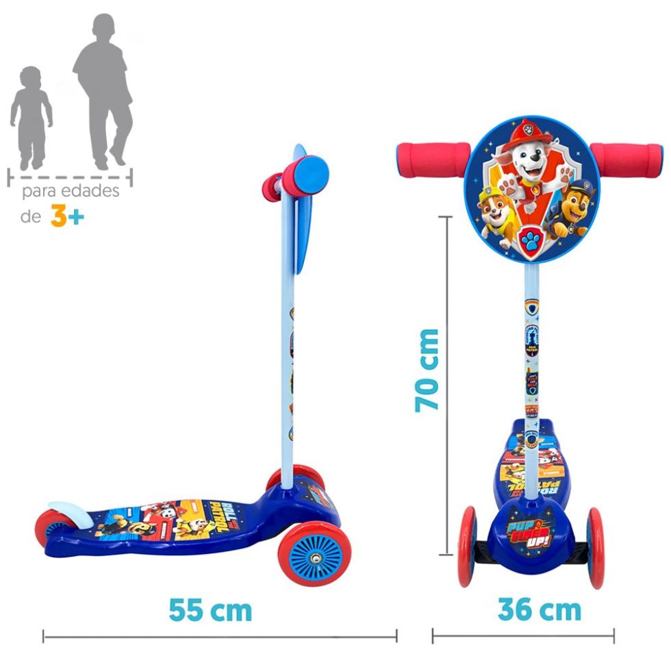 Scooter Paw Patrol para Niños Flying Wheel