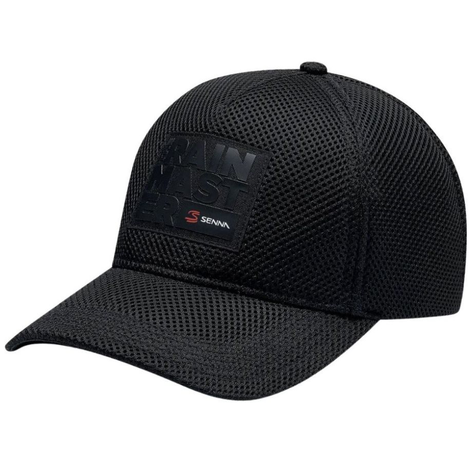 Gorra Negra Rain Master Unisex Ayrton Senna