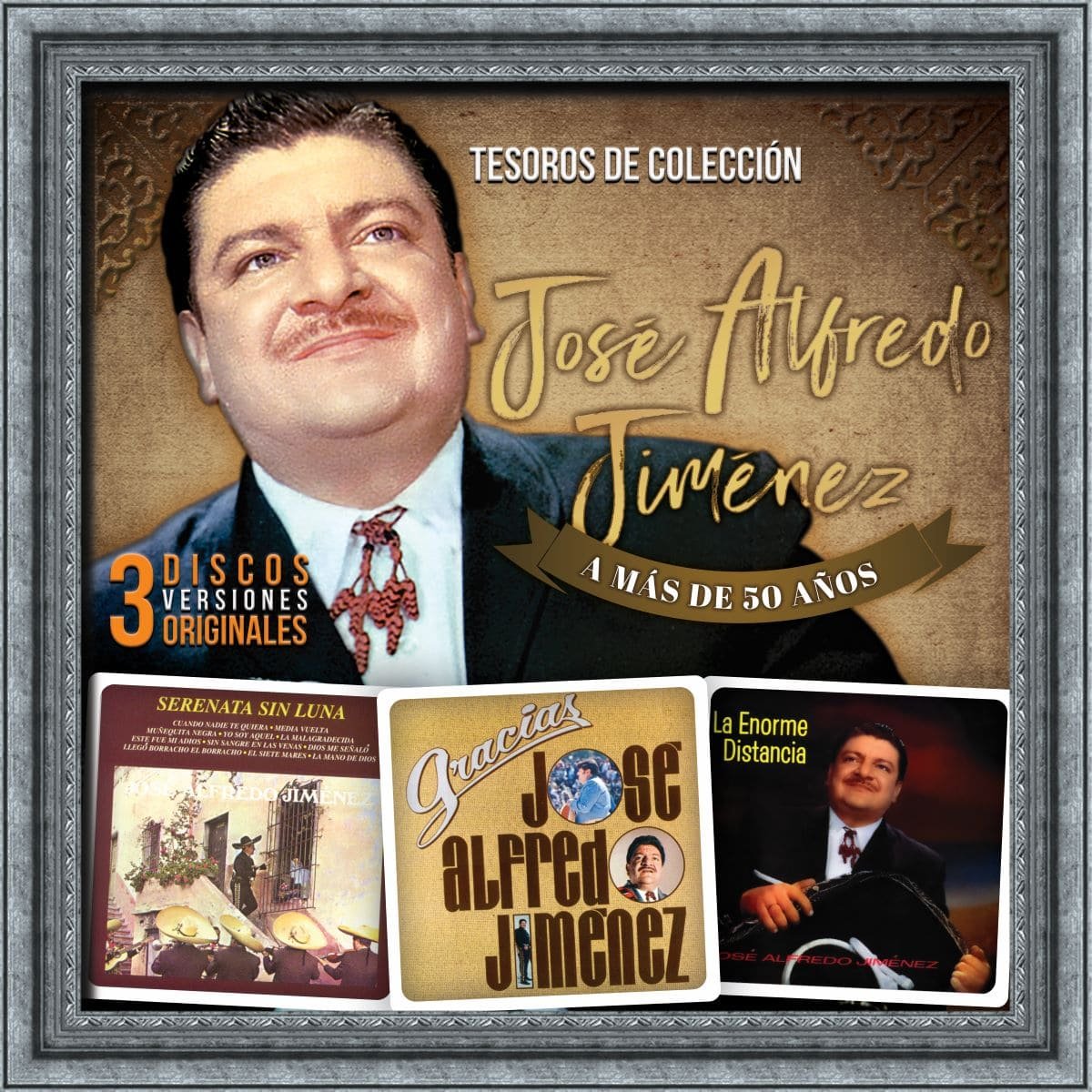 3Cds José Alfredo Jimenez - a Más de 50 Años Tesoros de Coleccón