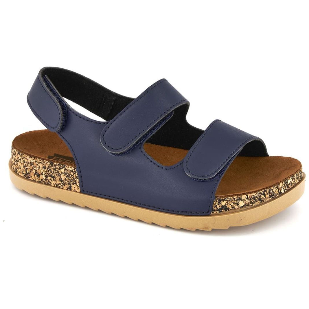 Sandalia con Velcro 17-21 Azul para Niño Ferrato