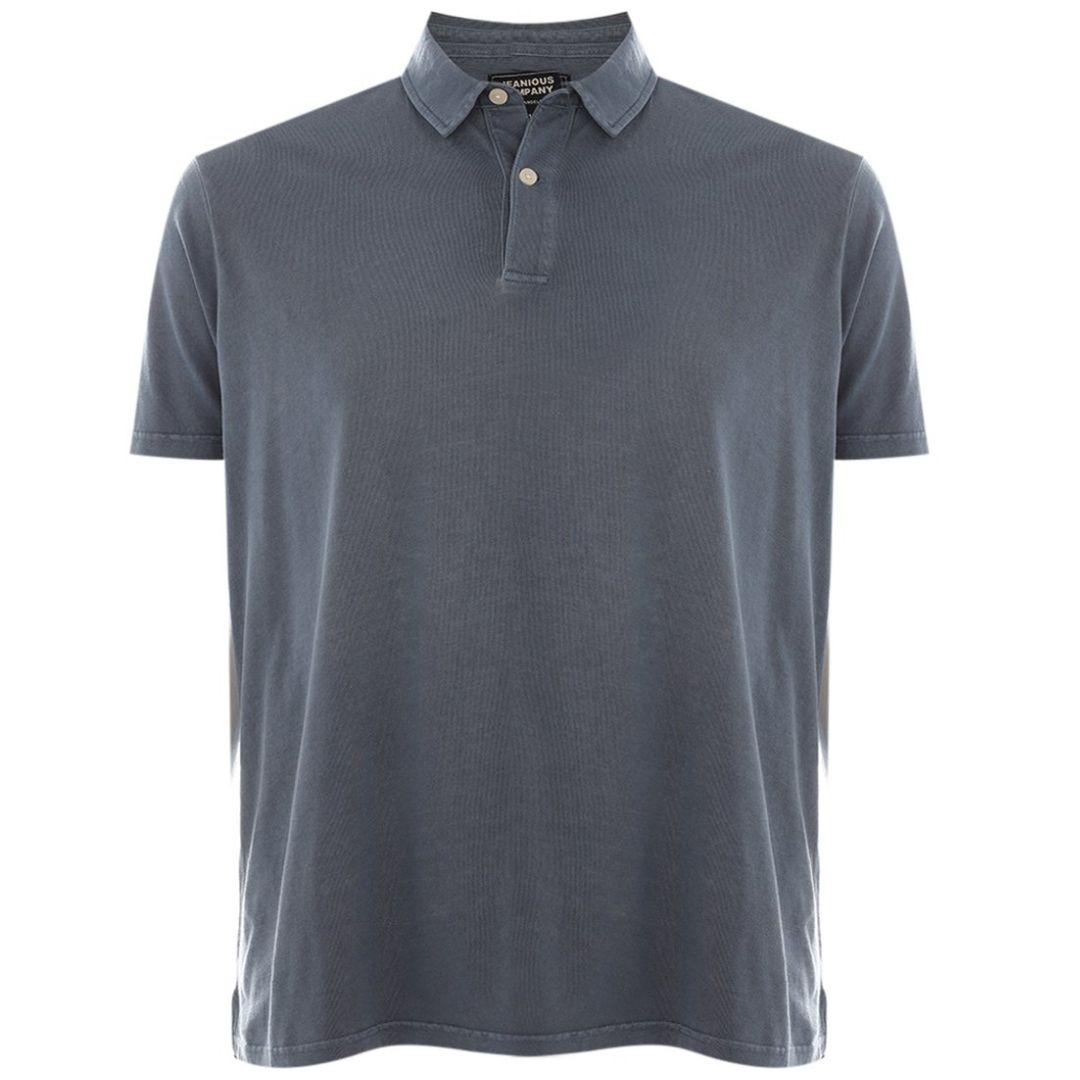 Playera Tipo Polo Diseño Liso para Hombre Plus Jeanious