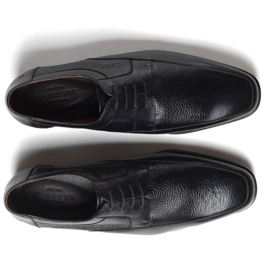 Zapato Choclo en Piel Negra para Hombre Duque Di Galliano