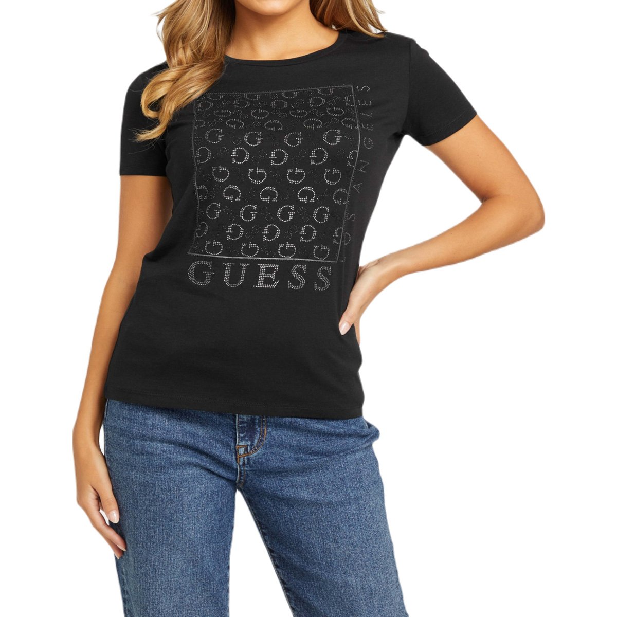 Playera Manga Corta para Mujer Juniors Guess Factory