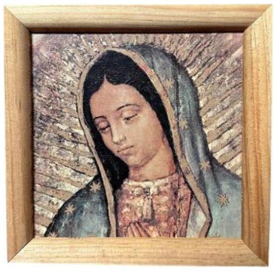 Cuadro Virgen de Guadalupe Cromo Italiano