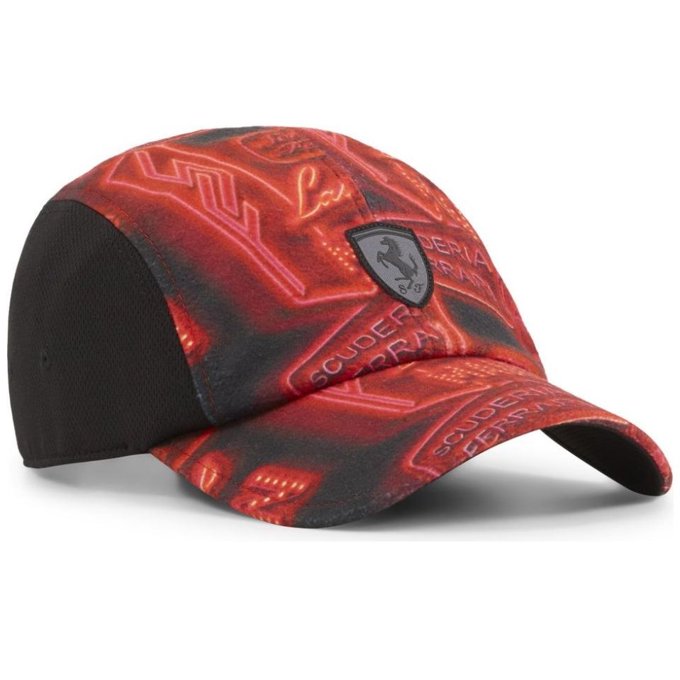 Gorra Roja Ferrari Neón Unisex Puma