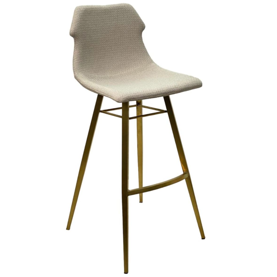 Silla Elegante Beige Golden Style Concepts