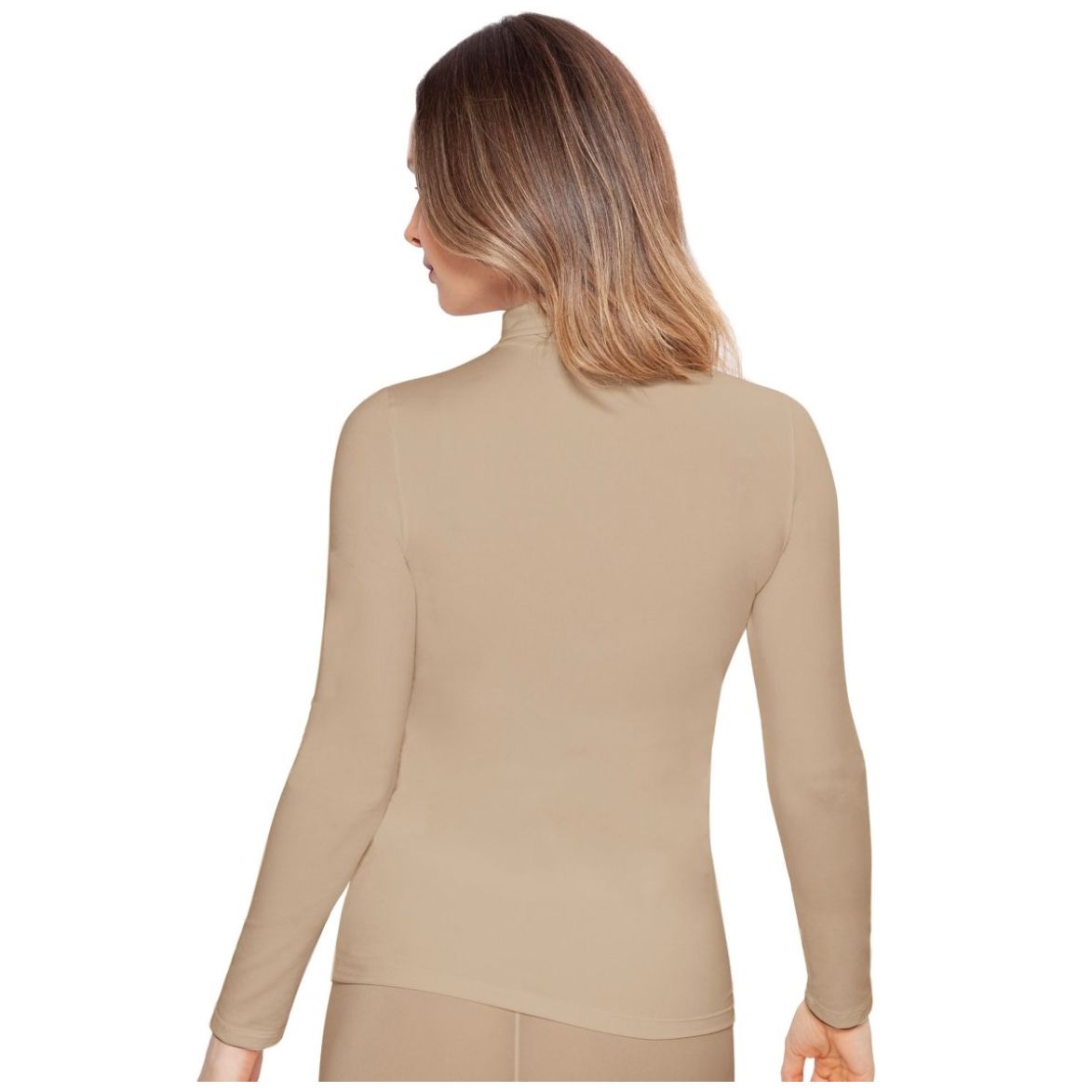 Playera Térmica con Manga Larga para Mujer Body Control