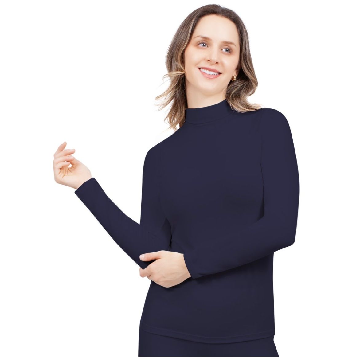 Playera Térmica con Manga Larga para Mujer Body Control