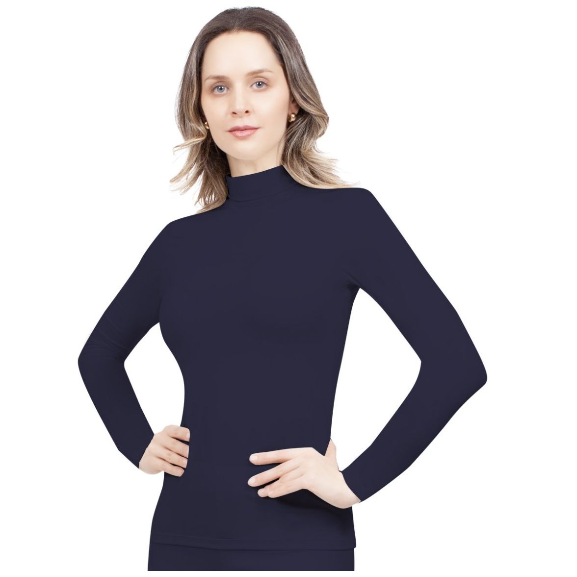 Playera Térmica con Manga Larga para Mujer Body Control