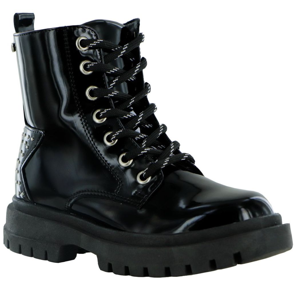 Bota con Agujeta 18-23 Negro Bambino para Niña