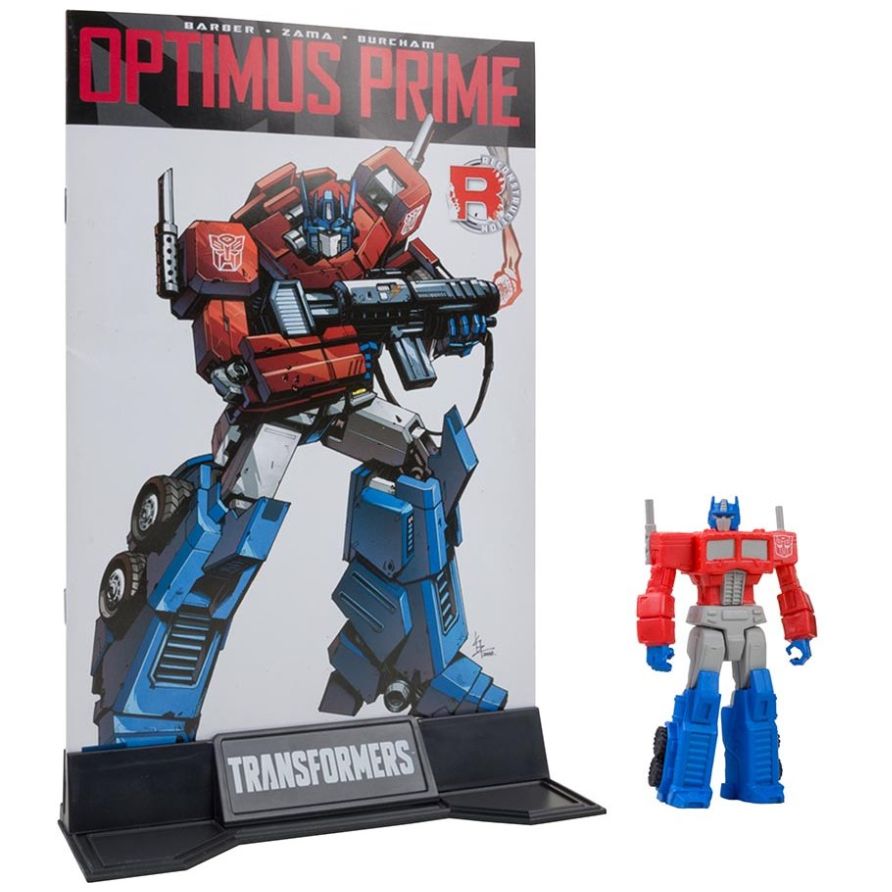 2 Pack Figuras 3" Optimus Prime & Megatron (Con Cómic) Spin Master