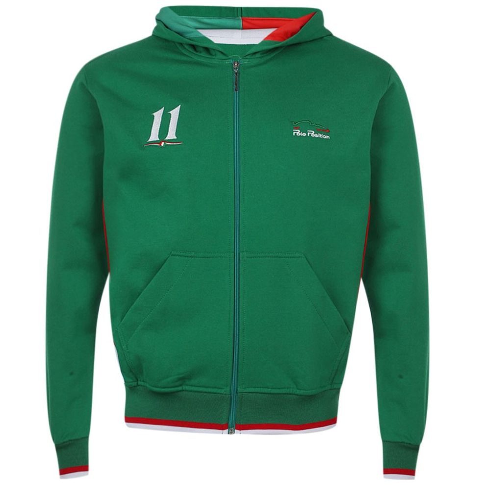 Sudadera Verde México P Hombre Pole Position