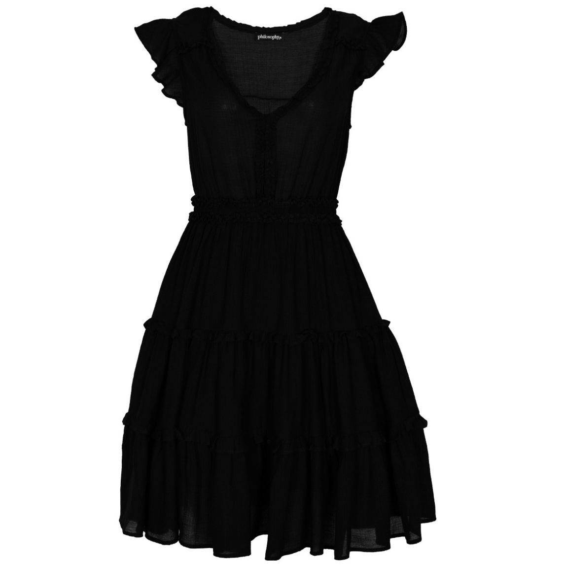 Vestido Corto con Olanes Philosophy para Mujer