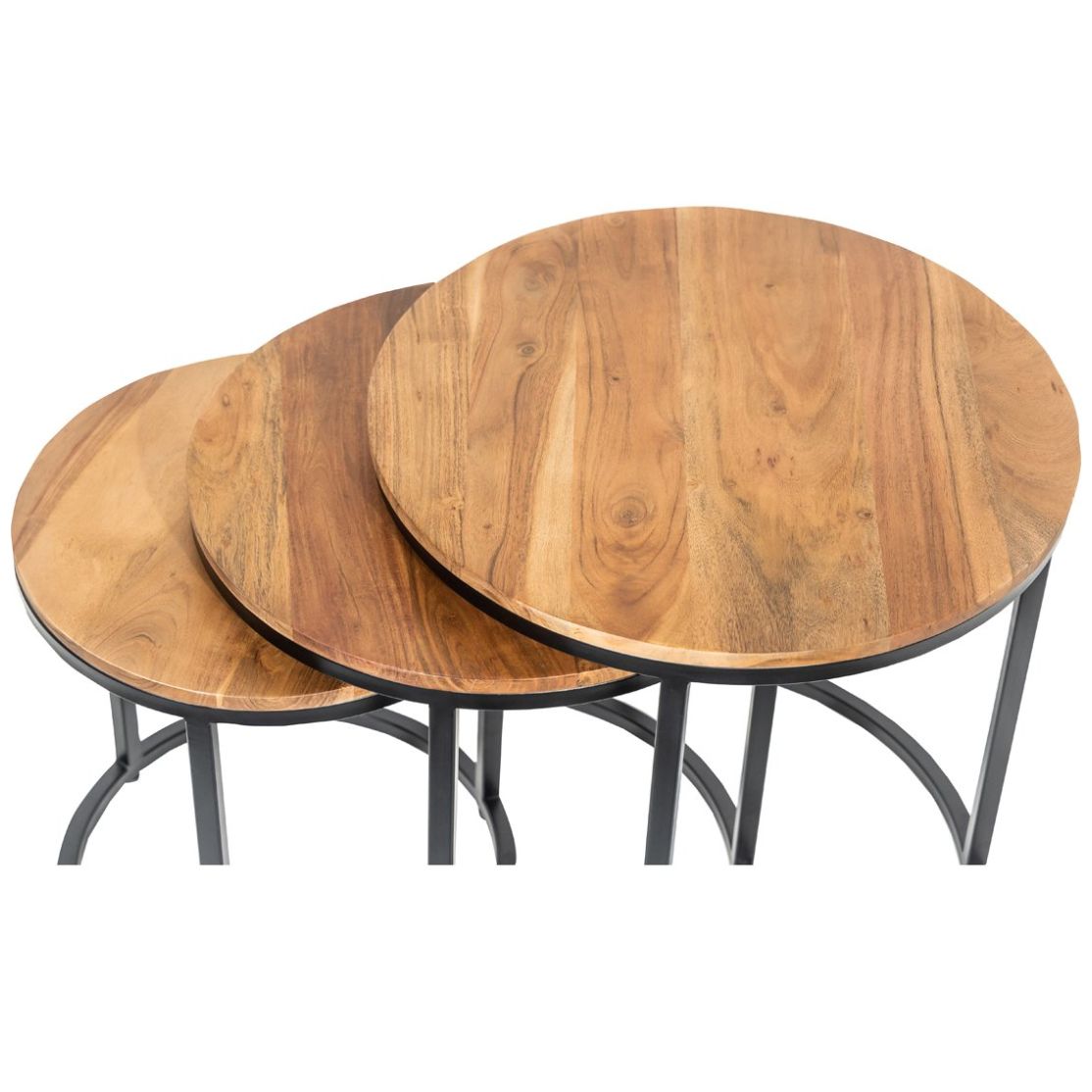 Set de Mesa Nesting Mesas de Acento Vintage Home