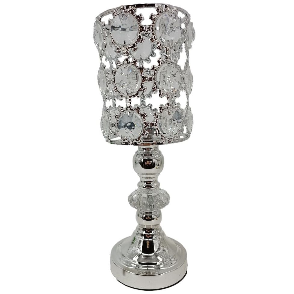 Candelero Gem Cristal Mediano Vintage Home