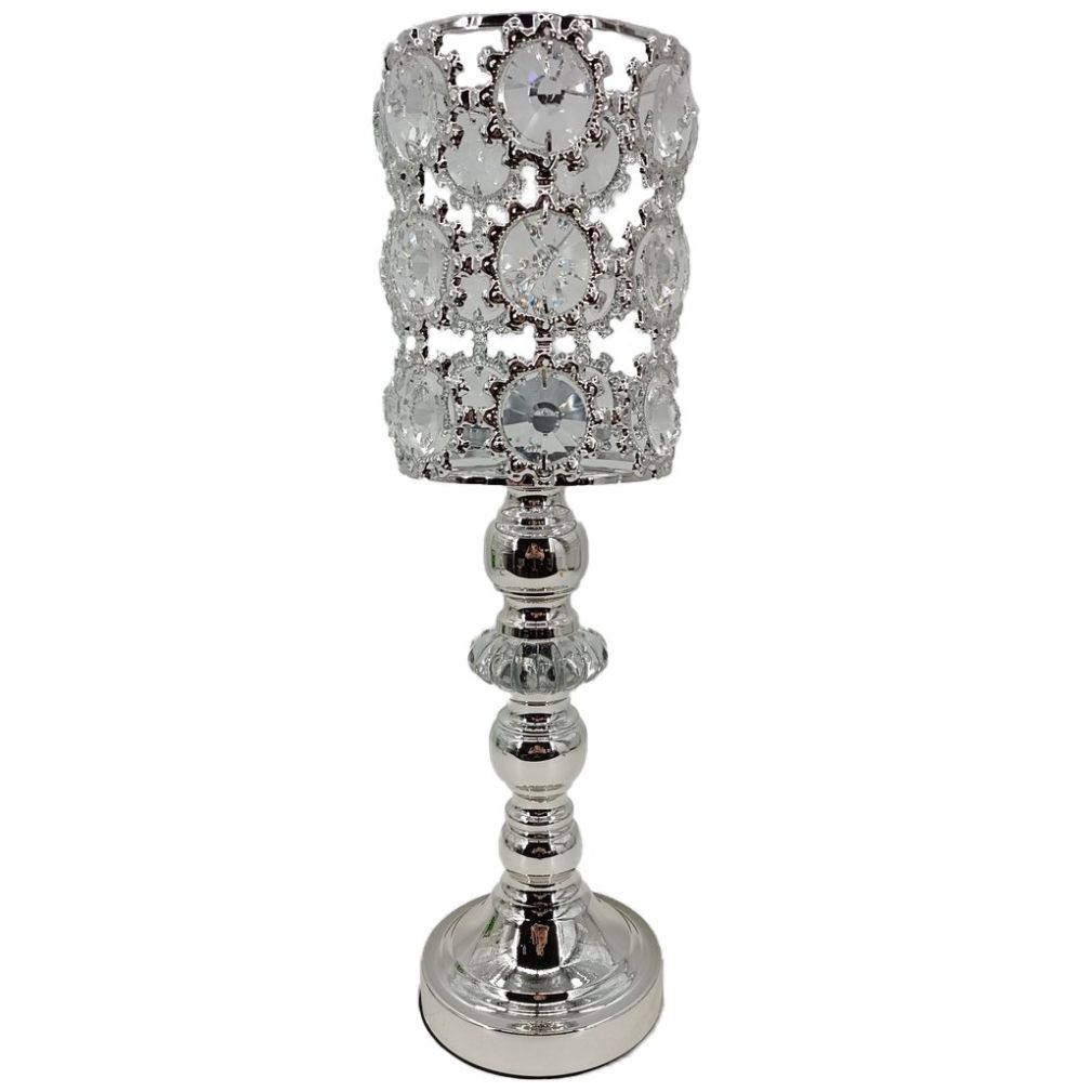 Candelero Gem Cristal Grande Vintage Home