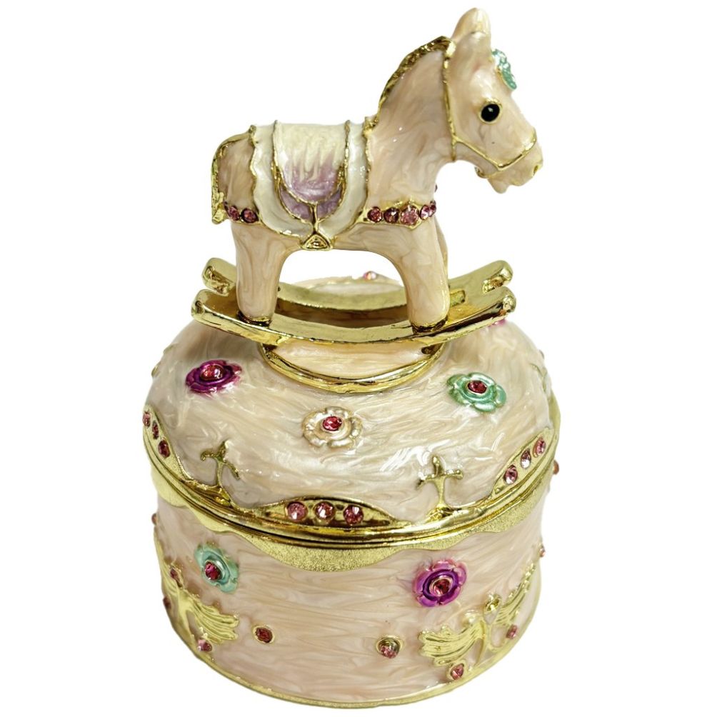 Alhajero Jewellery Pink Horse Vintage Home