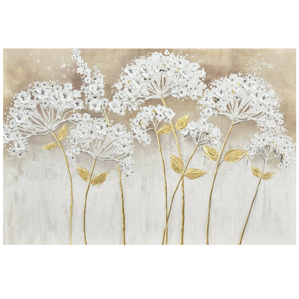 Cuadro Hortnesias White Vintage Home