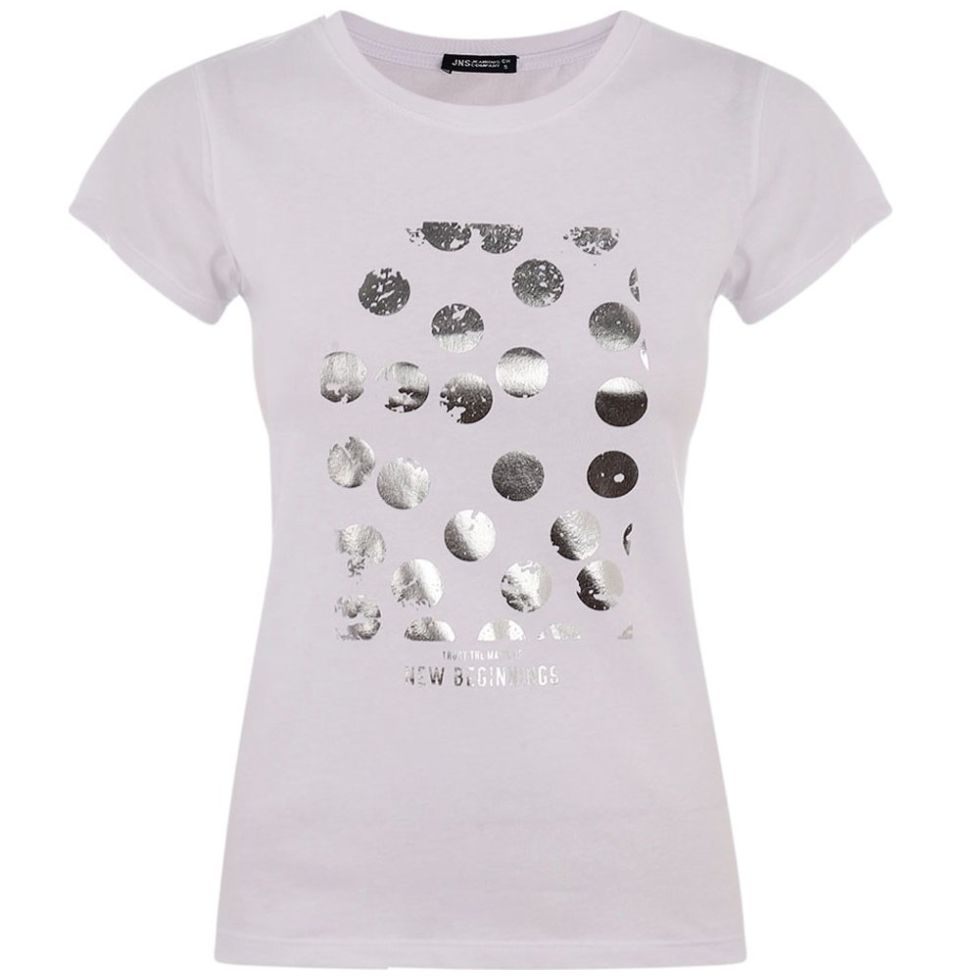 Playera con Aplicación para Mujer Juniors Jeanious