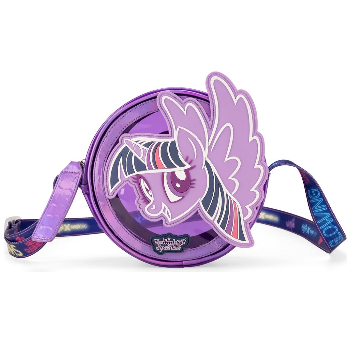 Bolsa Crossbody Chica Cloe X My Little Pony Color Morado