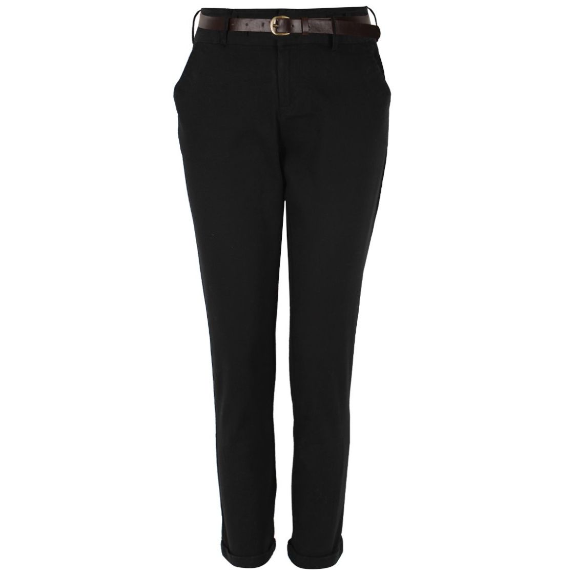 Pantalón de Gabardina Corte Skinny para Mujer Elle