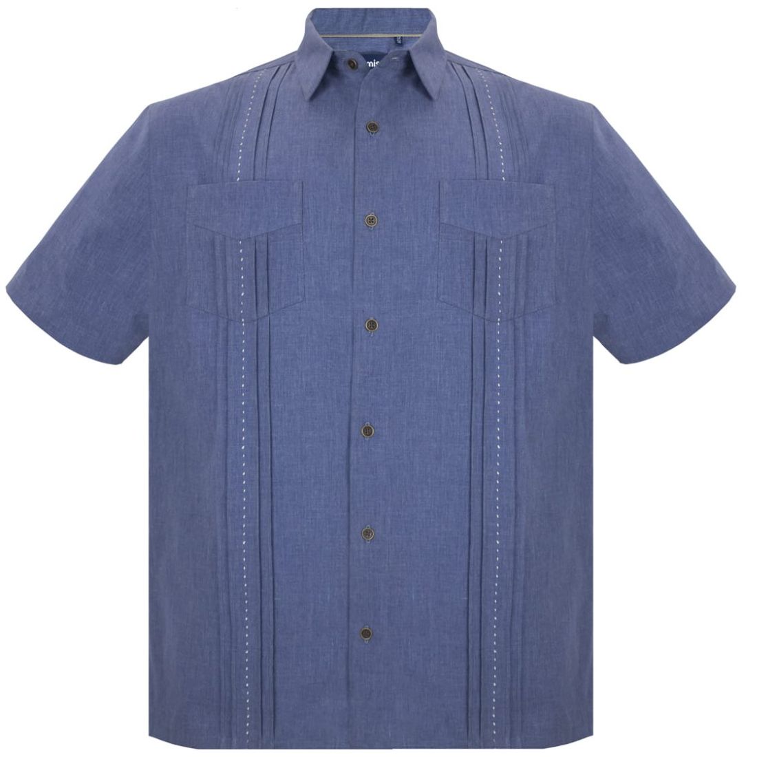 Guayabera con Alforzas para Hombre Cancumisa