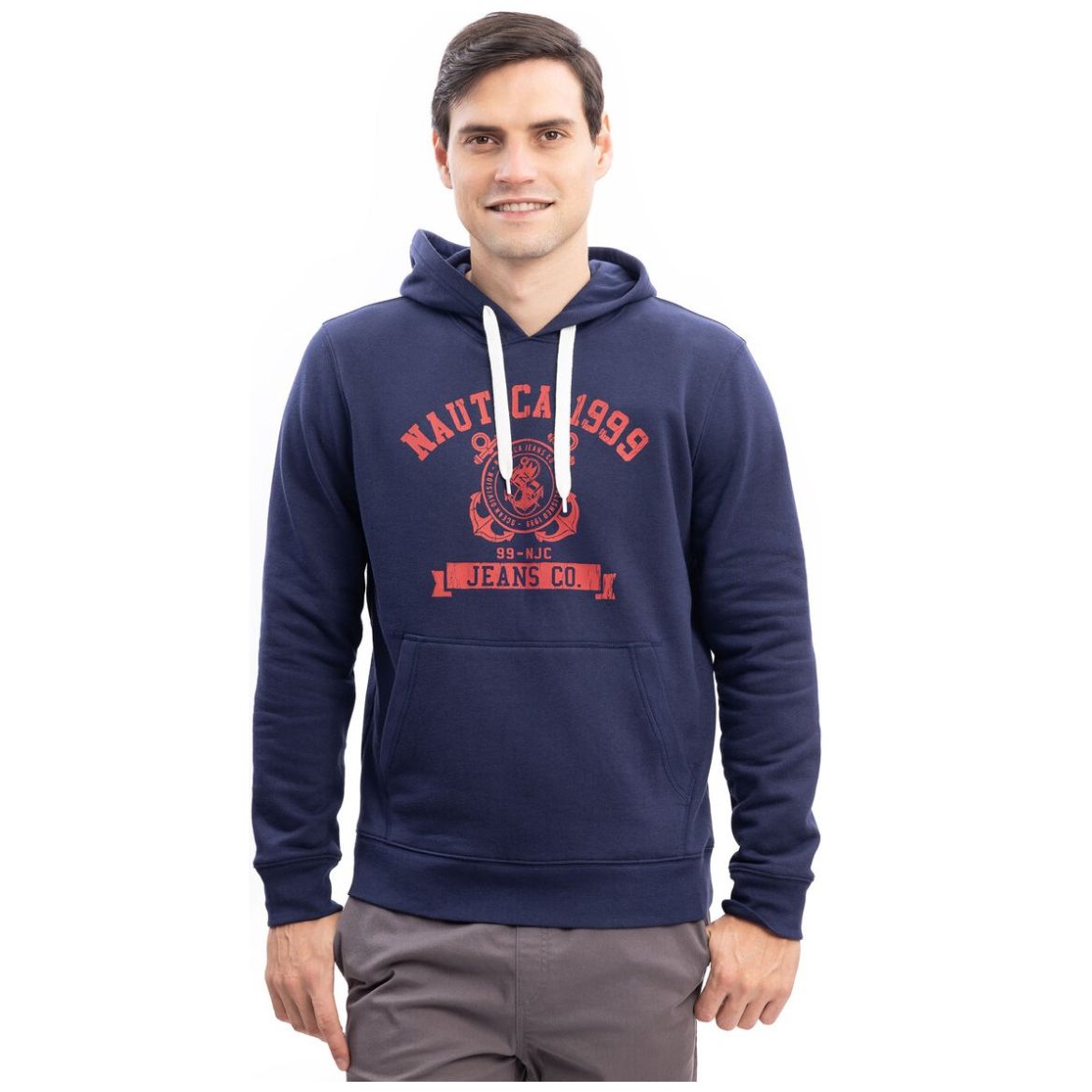 Sudadera Ligera con Capucha para Hombre Nautica Jeans Co