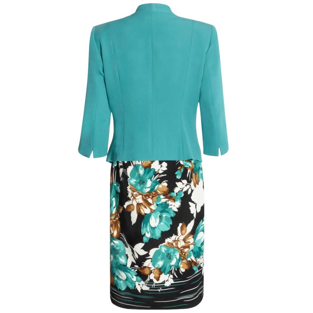 Conjunto 2 Pz Saco Liso con Prendedor Y Vestido para Mujer Joces