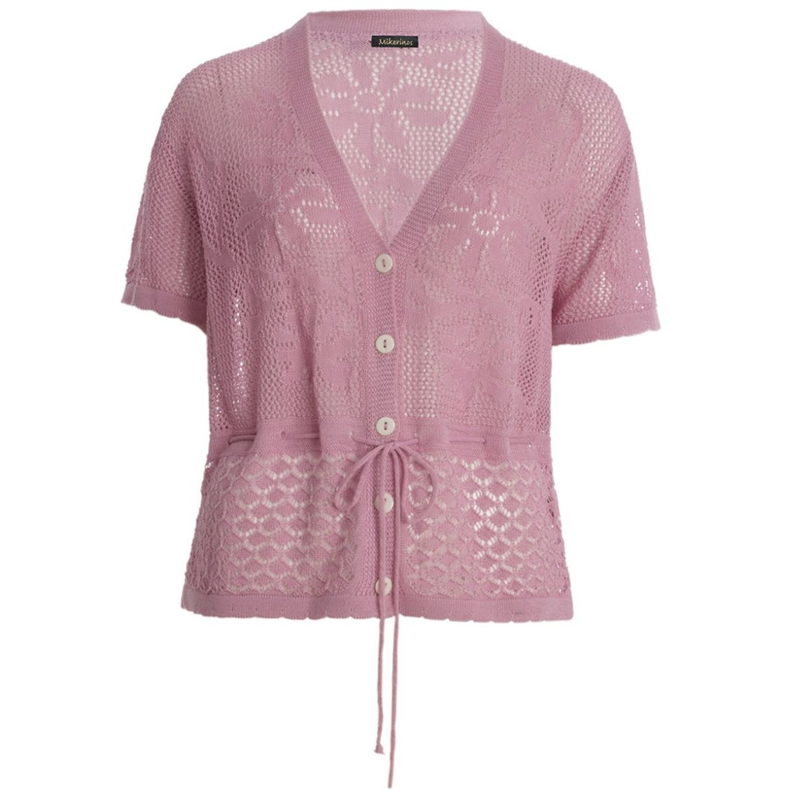 Blusa Tejida Manga Corta  para Mujer Petite Mikerinos