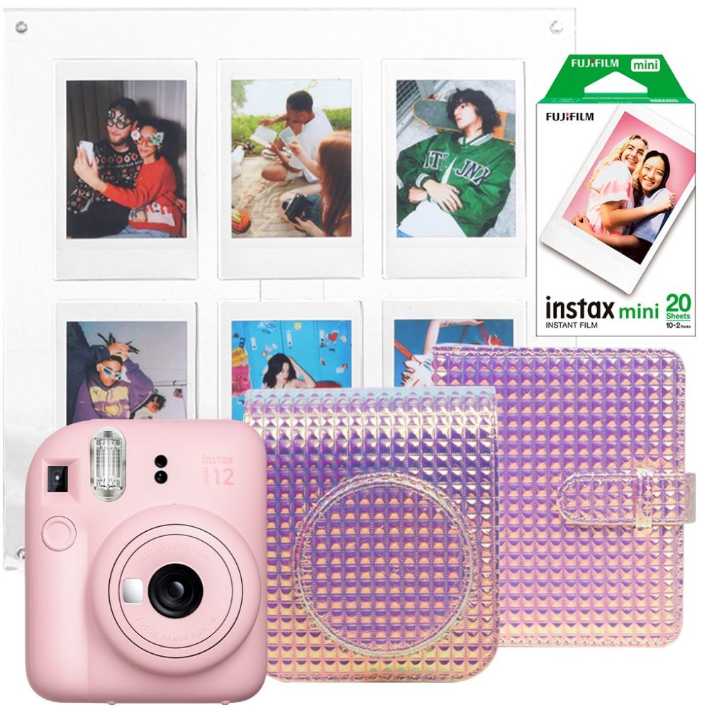 Paquete Cámara Fujifilm Instax Mini 12