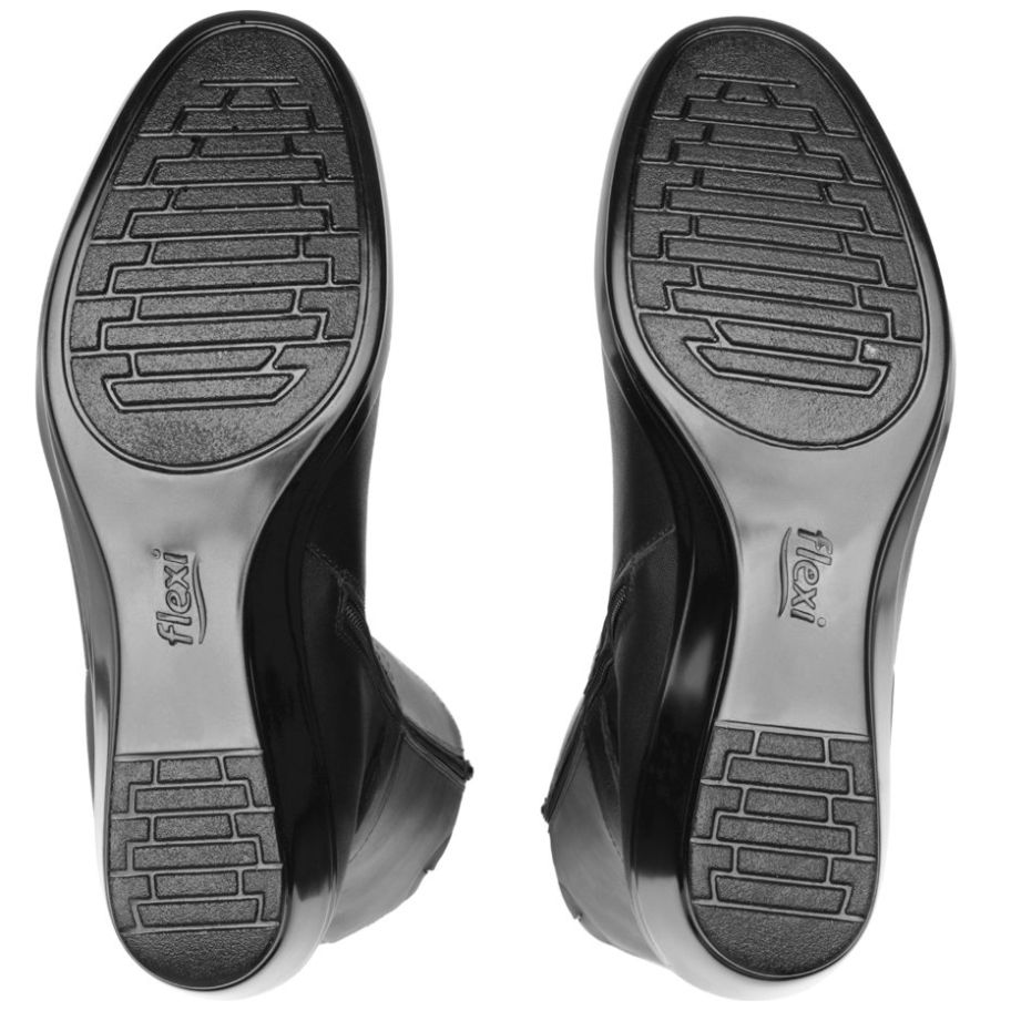 Bota Alta Negro para Mujer Flexi